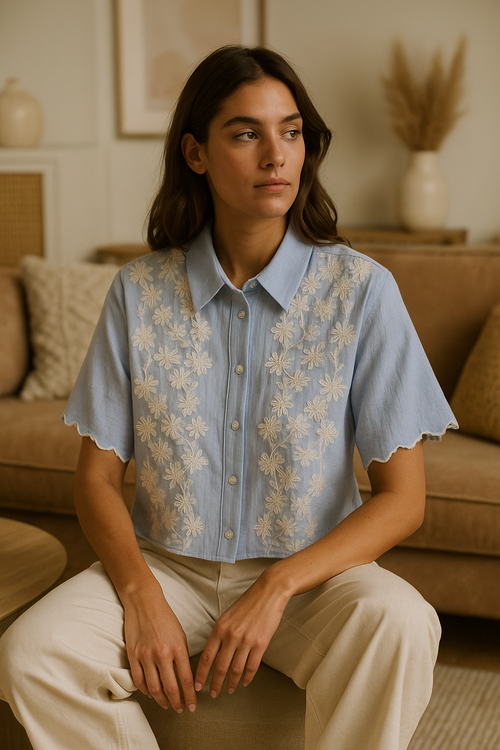 Almendra® - Blusa Vintage